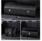 Medium Sized Crocodile Print Black Foldable Car Trunk Storage Box - Large Capacity Insertable Rear Organizer