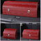 Medium Sized Crocodile Print Red Foldable Car Trunk Storage Box - Large Capacity Insertable Rear Organizer