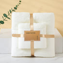 Beige Soft and Absorbent Towel Set – Wrap Towel and Bath Towel Set for Ultimate Comfort