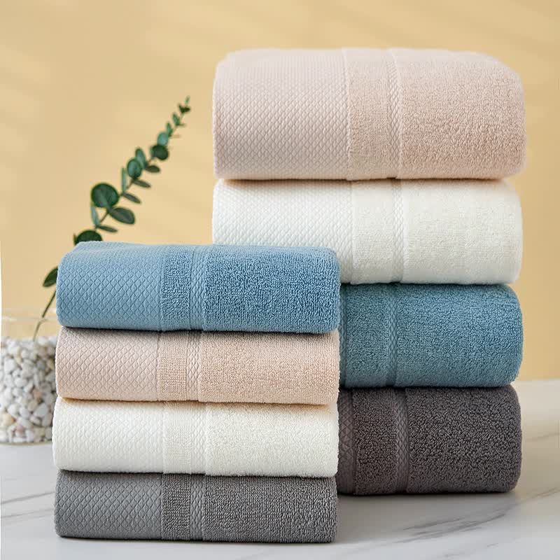 Beige Soft and Absorbent Towel Set – Wrap Towel and Bath Towel Set for Ultimate Comfort