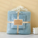 Blue Soft and Absorbent Towel Set – Wrap Towel and Bath Towel Set for Ultimate Comfort