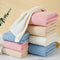 Pink Solid Color Diagonal Stripe Towel Set-Luxurious Bath and Hand Towels for Home Use