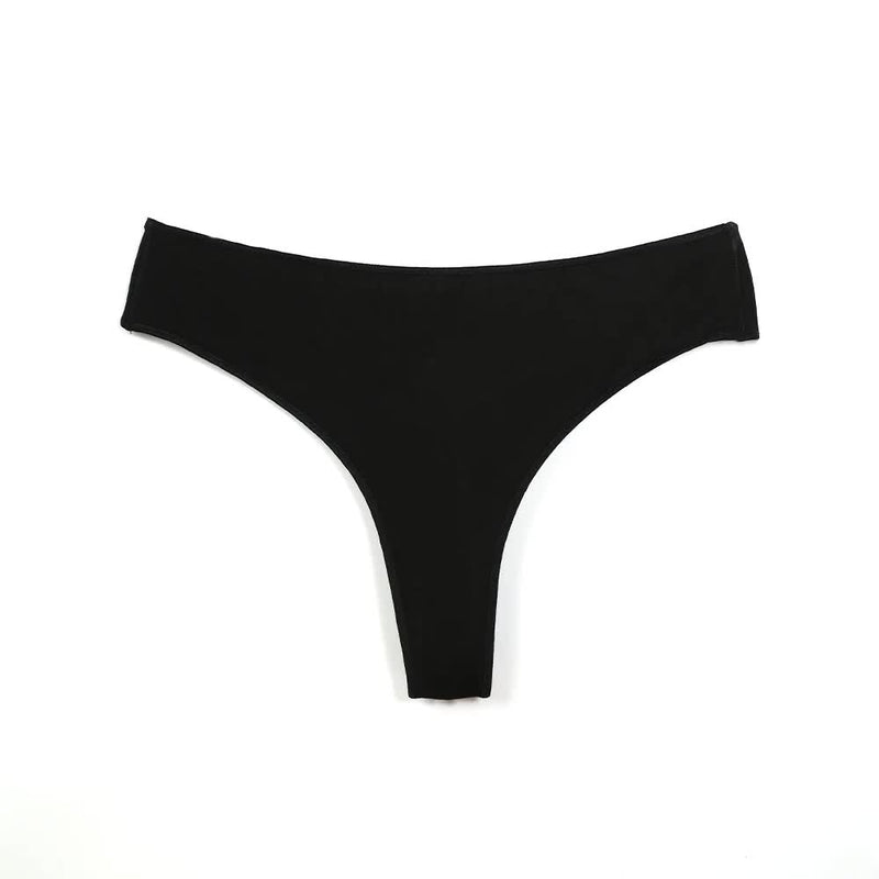 3 pcs Women's Low Waist Cotton Sexy Thong Underwear size XL