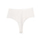 3 pcs High-Waisted Solid Color Cotton Comfort Plus Size Tummy Control Thong Panties for Women – Size S