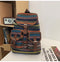 Yellow Stripes Boho Pattern Backpack - Stylish Casual Backpack for Everyday