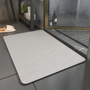 Beige Quick-Dry Absorbent Non-Slip Bath Rug for Bathroom, Kitchen & Entryway 50x80cm