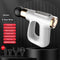 White Heated Mini Fascia Massage Gun - LCD Display, Muscle Recovery Tool, 32 Adjustable Levels