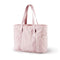 Pink Stylish and Practical Water-Resistant Tote Bag for Daily Use & Yoga - Spacious with Convenient Compartments