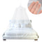 White Hanging Princess Bed Canopy Mosquito Net - Dome Bedding for Dorm Rooms & Bedrooms (Fits ≤1.5m Beds)