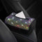 Green Diamond Bling Rhinestone Car Tissue Box Holder - Applies to Visor & Seat Back