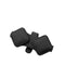 2 Pcs Black Car Sun Visor Glasses Holder Clip with Dual Magnetic Clamps - PU Leather, Anti-Slip, and Multi-Functional Storage