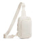 White Trendy Waterproof Sling Bag - Lightweight Crossbody Chest Pack, Adjustable Strap