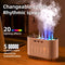 White Dynamic Color Changing Humidifier - Sound Control & Auto Shut-Of