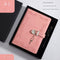 Heart Lock Diary with Key - Vintage Style Journal, Pink PU Leather, Secure and Elegant