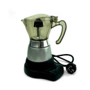 High Pressure Electric Moka Coffee Maker/Cafeteria Espresso 4Cup PC & Aluminum Moka Coffee Pot