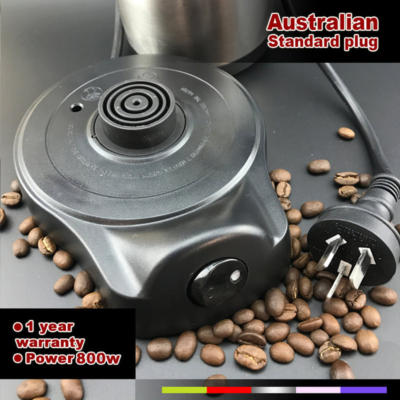 Red Electric Turkish Greek Arabic Coffee Maker Pot Automatic Sensor Anti Overflow