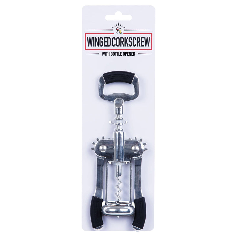 Winged Corkscrew Bottle Opener