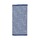 Rectangular Quick Dry Beach Towel with Tassel