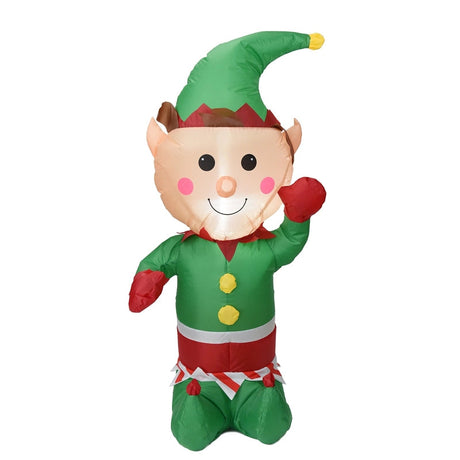 Christmas Inflatable Elf with LED 120cm