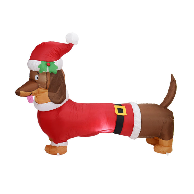 50CM Christmas Inflatable Sausage Dog