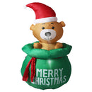 Inflatable Christmas Decor Bear In Honey Pot 150cm