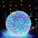 22cm Solar LED Flower Ball Color Changing IP44 2M Cable