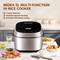 Midea 5L Multi-function IH Rice Cooker 1300W LED Display Automatic Keep-Warm