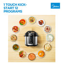 Midea 5.7L 12 Programs Pressure Cooker