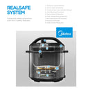 Midea 5.7L 12 Programs Pressure Cooker