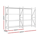 3Mx2M Giantz Garage Shelving Warehouse Rack