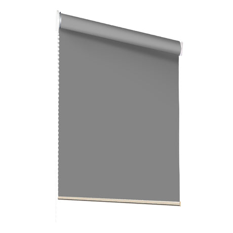 Modern Blockout Roller Blinds Curtain Full Sun Shading Dark Grey 120cmx210cm