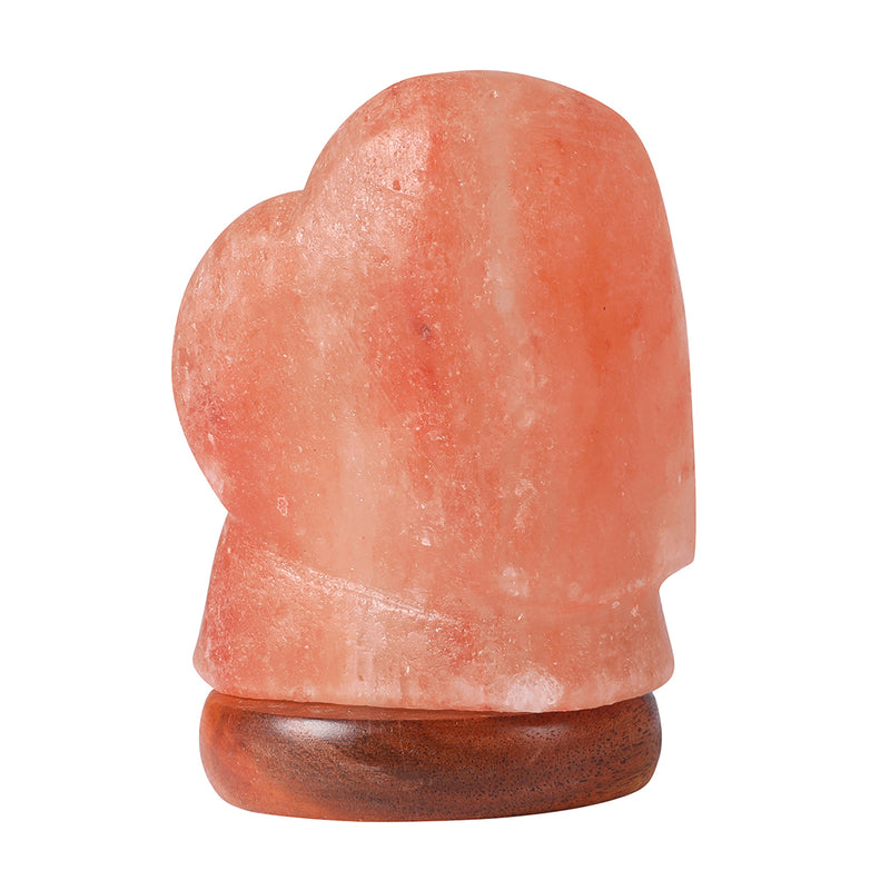 Himalayan Love Shape Salt Lamp Led Usb Color Changing