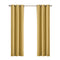 DreamZ Blockout Curtain Blackout Curtains Eyelet Room 102x160cm Mustard