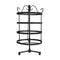 Earring Holder Stand Jewelry Display Hanging Rack Storage Metal Organizer 4 Tier Black