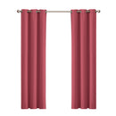 DreamZ Blockout Curtain Blackout Curtains Eyelet Room 102x241cm Wine