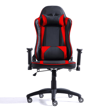 Levede Executive Gaming Office Chair Racing Computer PU Leather Recliner Red