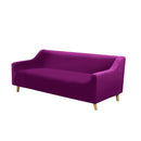 Wine 2 Seater Plush Stretch Sofa Cover