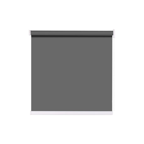 Modern Blockout Roller Blinds Curtain Full Sun Shading Dark Grey 180cmx210cm