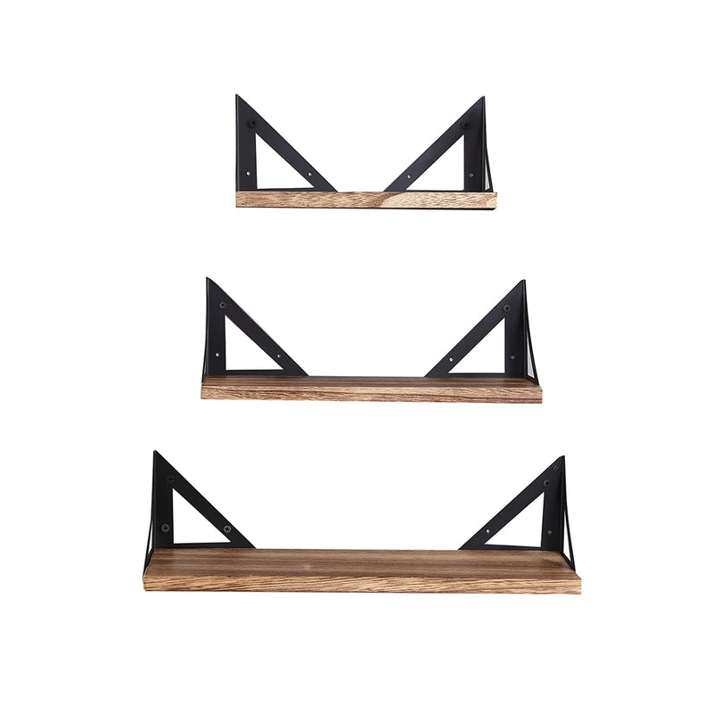 Floating Shelves Wall Mounted Set Of 3