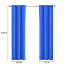 DreamZ Blockout Curtain Blackout Curtains Eyelet Room 102x160cm Royal Blue