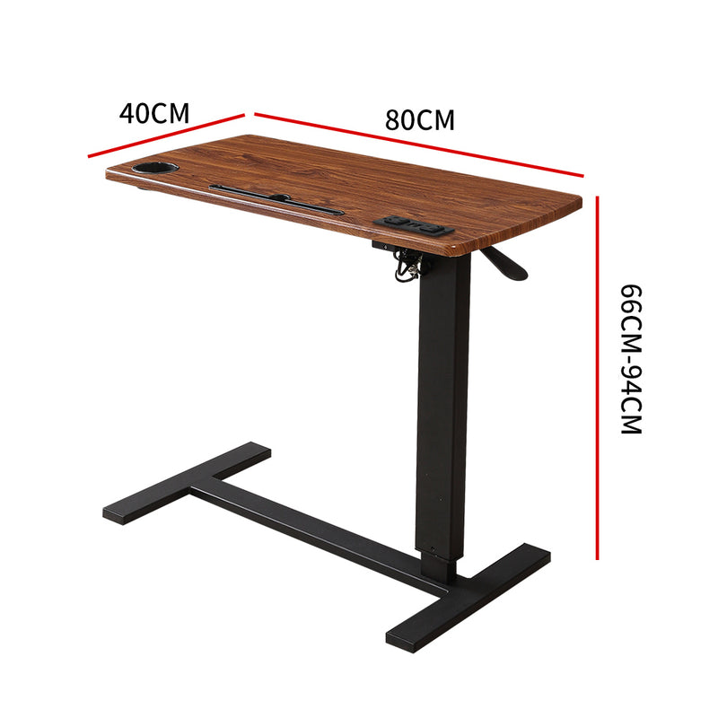 Adjustable Standing Desk Chargeable Office Computer Desktop Riser Shelf Standup