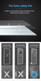 Levede Bath Shower Enclosure Screen Seal Strip Glass Shower Door 1500x1900mm