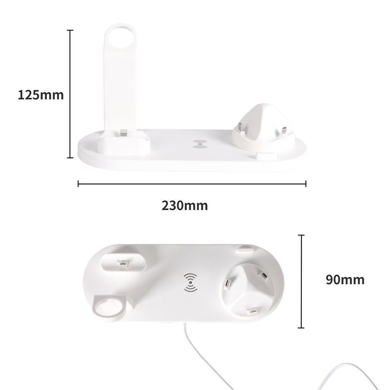 3in1 Charging Dock Qi Wireless Charger Station For Apple iPhone iWatch Samsung