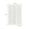 Levede 3 Panel Free Standing Foldable  Room Divider Privacy Screen  Wood Frame