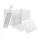 BBQ Grill 36 Hole Skewers Food Slicer Brochette Grill Kebab Maker Box Kit Tool