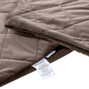 DreamZ 9KG Anti Anxiety Weighted Blanket Gravity Blankets Mink Colour