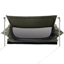 Mountview Camping Swags Canvas Free Standing Swag Dome Tents Kings Single Grey