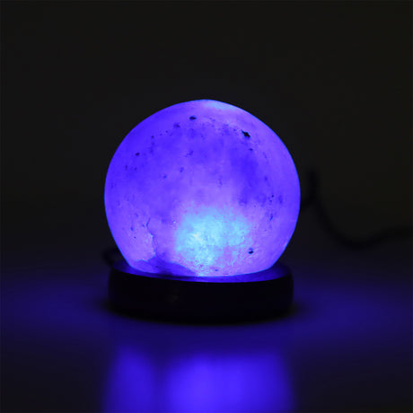 Himalayan Sphere Shape Salt Lamp Led Usb Color Changing