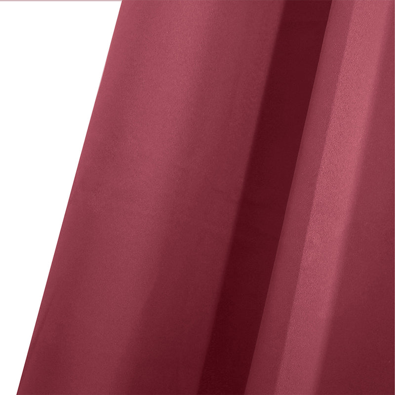 DreamZ Blockout Curtain Blackout Curtains Eyelet Room 102x241cm Wine