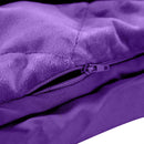 DreamZ 2KG Kids Anti Anxiety Weighted Blanket Gravity Blankets Purple Colour